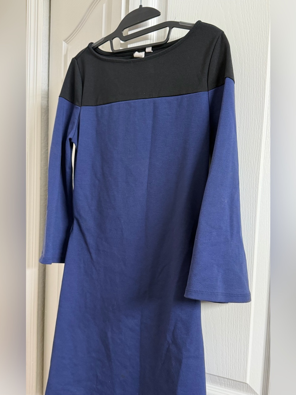 GAP Navy Dress with Black Yoke